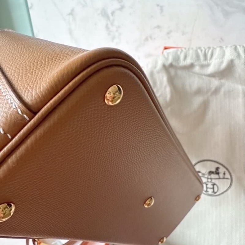 Hermes bolide 27金棕色金釦epsom-7