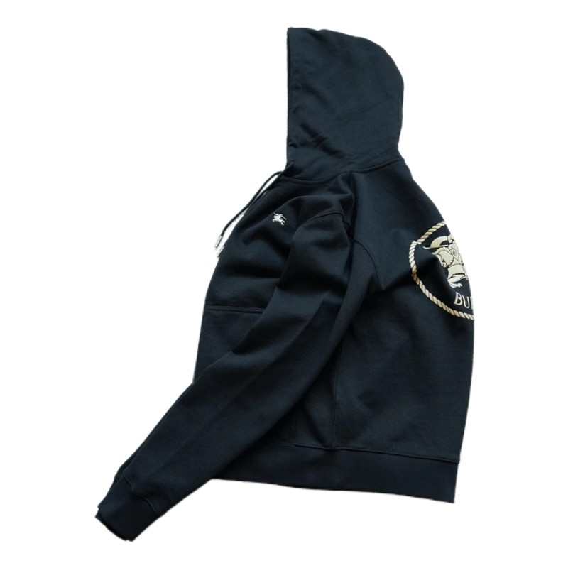 Burberry  2025新款 男士黑色衛衣外套 XXL-2