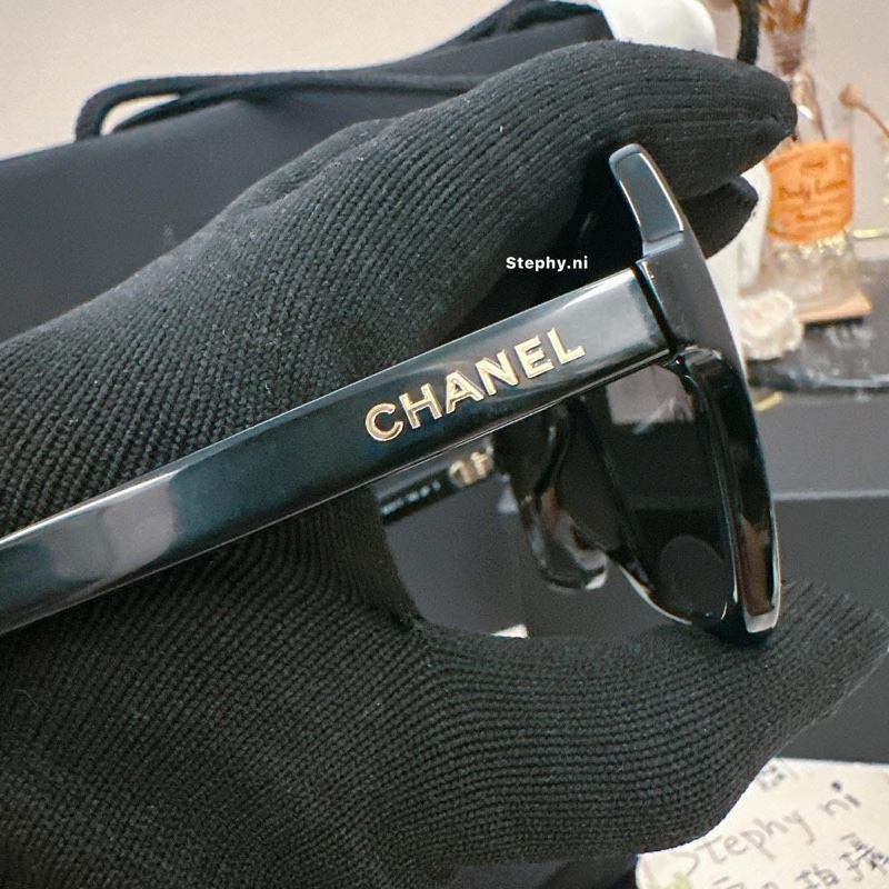 【商品】Chanel 香奈兒 字母款小logo太陽眼鏡🕶️ 墨鏡-6