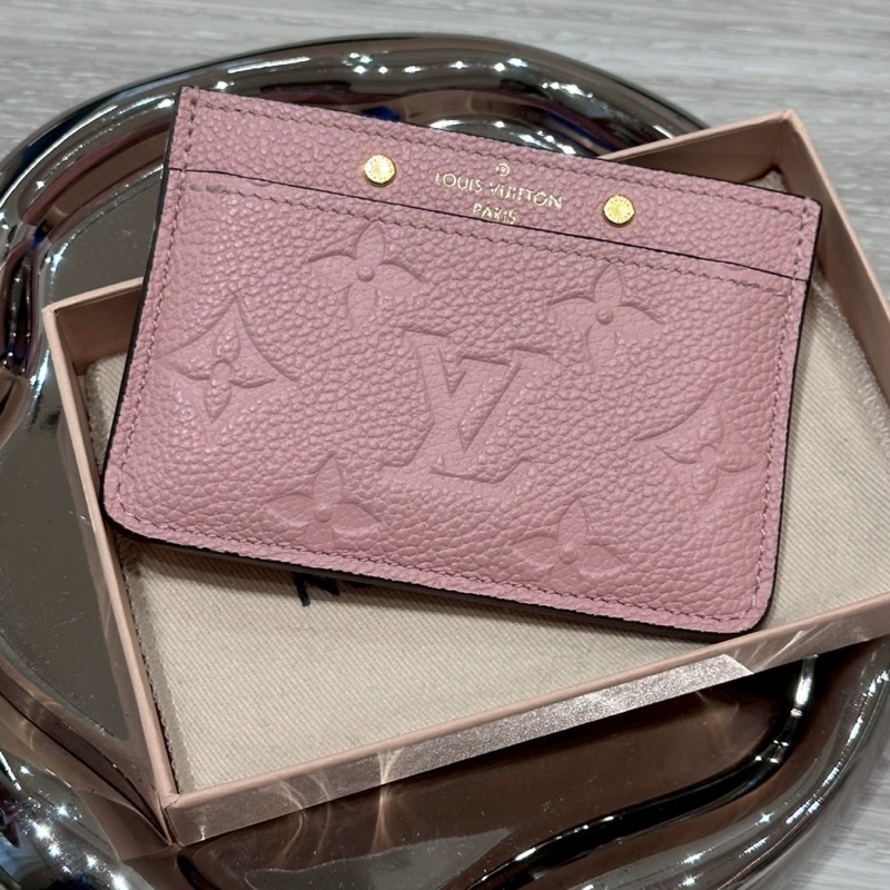 LV 櫻花粉色卡夾-0