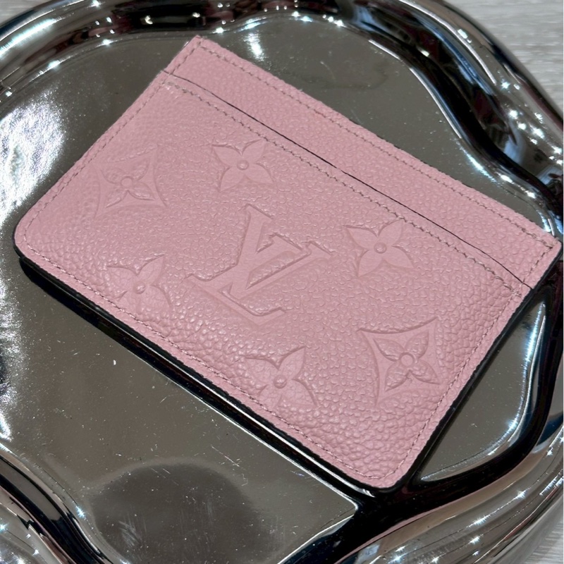 LV 櫻花粉色卡夾-1