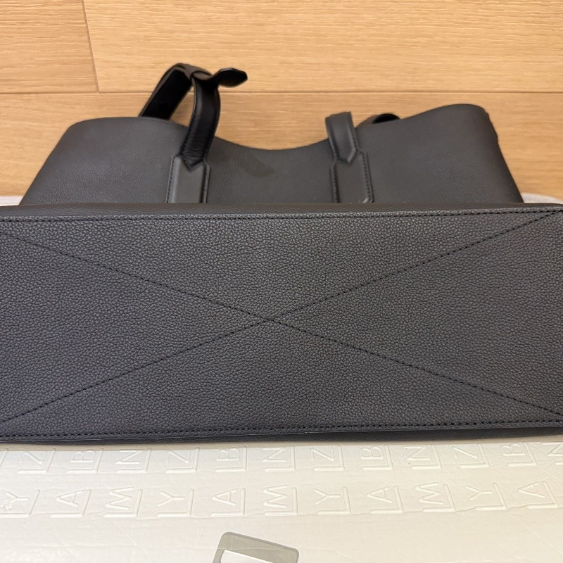 LV/Louis Vuitton Fastline Tote 男士黑色皮革托特包-3