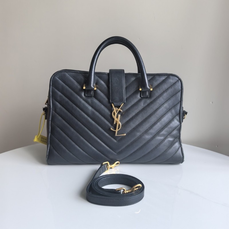 聖羅蘭/YSL Cabas牛皮手提包 肩背包-0