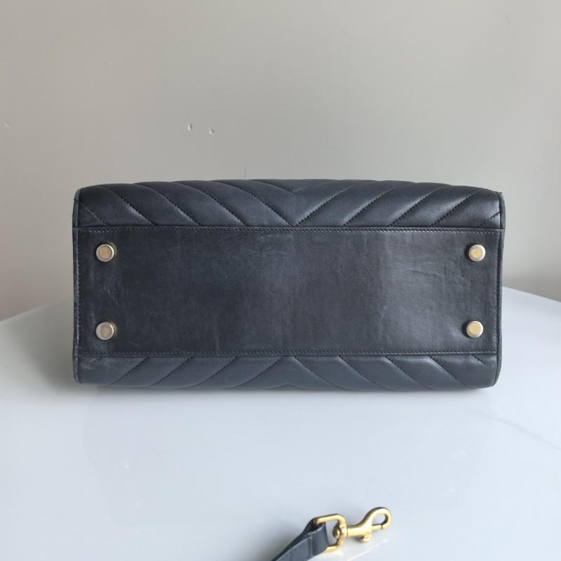 聖羅蘭/YSL Cabas牛皮手提包 肩背包-4