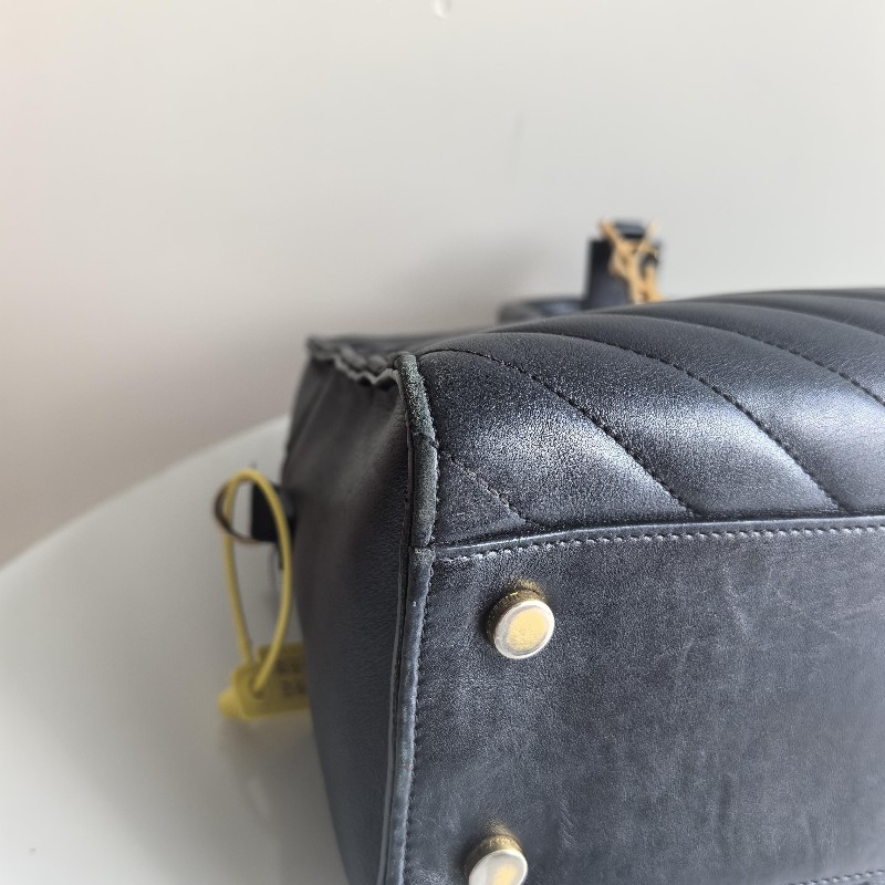 聖羅蘭/YSL Cabas牛皮手提包 肩背包-6