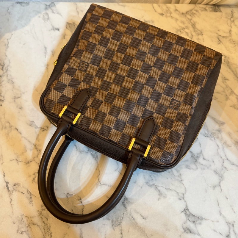 LV咖棋盤格手提包👜-0