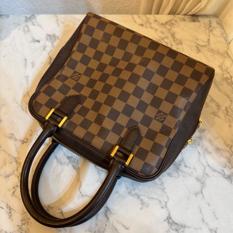LV咖棋盤格手提包👜-1