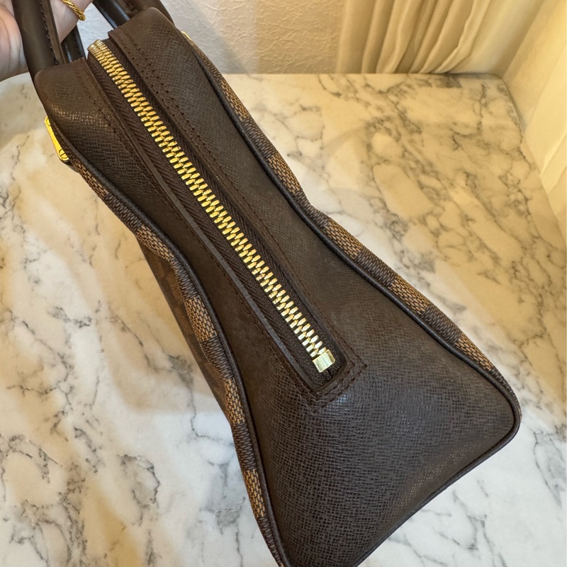 LV咖棋盤格手提包👜-2