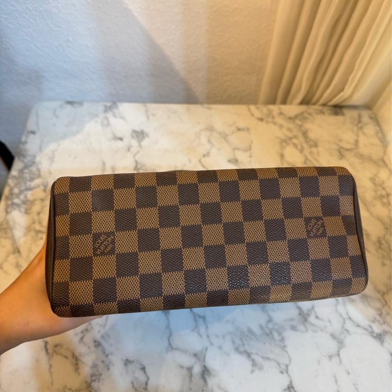 LV咖棋盤格手提包👜-5