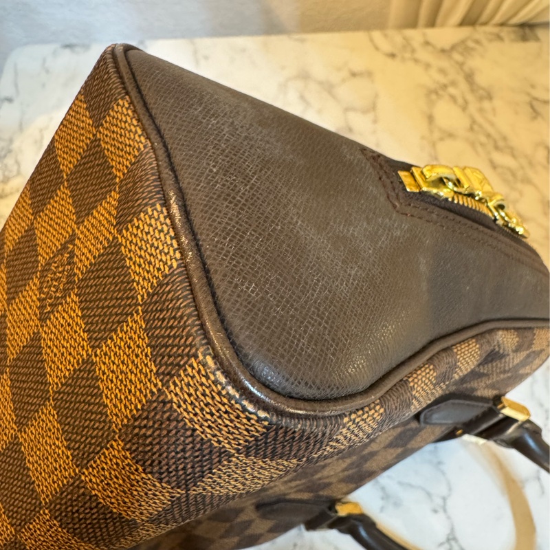 LV咖棋盤格手提包👜-8