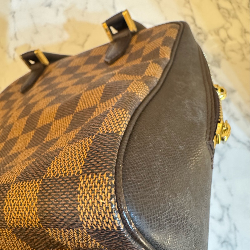 LV咖棋盤格手提包👜-9