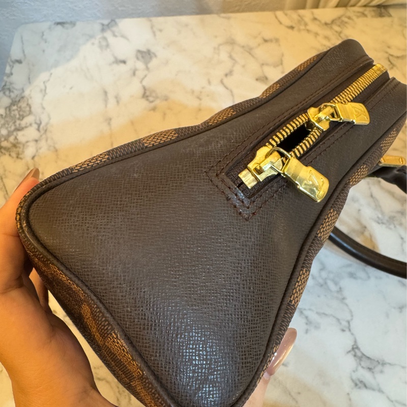 LV咖棋盤格手提包👜-10