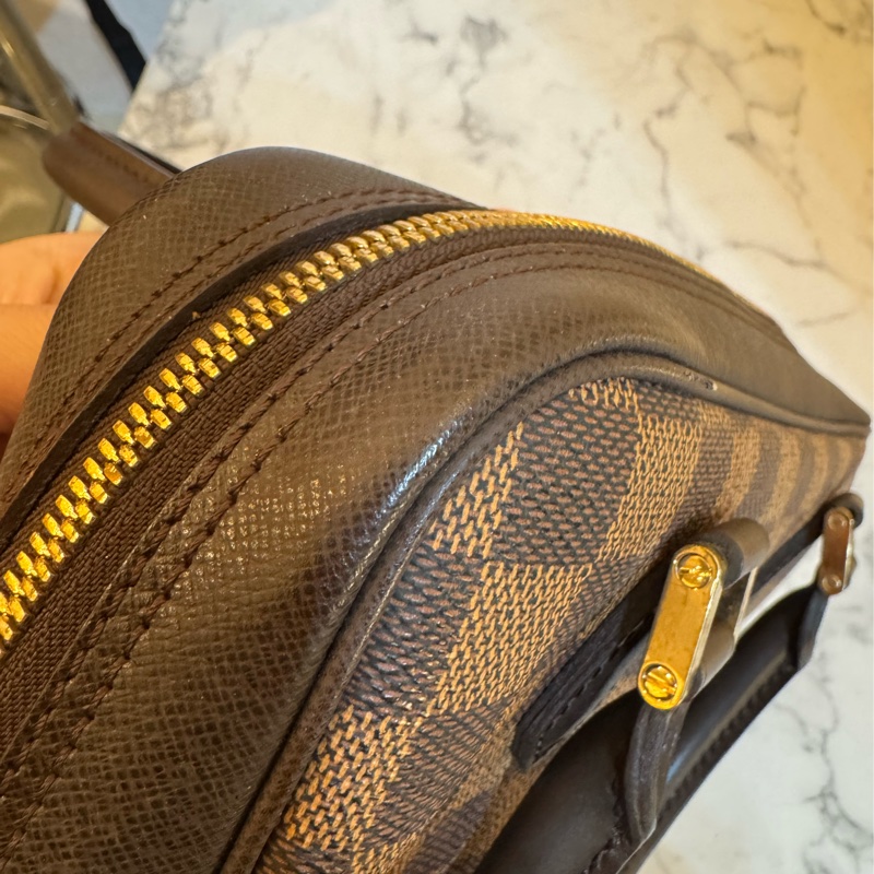 LV咖棋盤格手提包👜-12