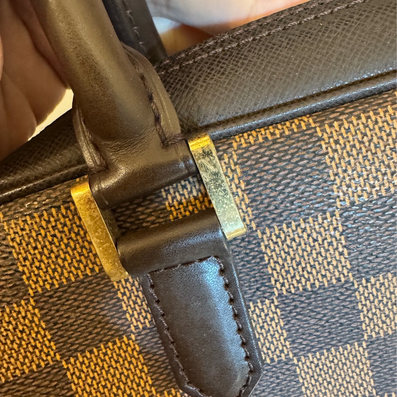 LV咖棋盤格手提包👜-20