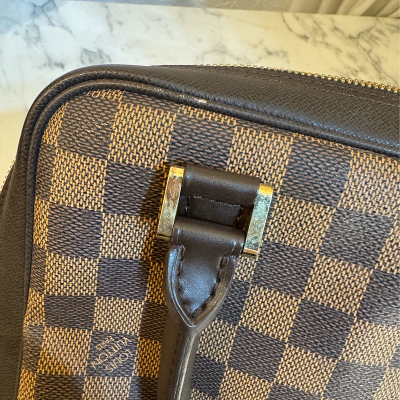 LV咖棋盤格手提包👜-22