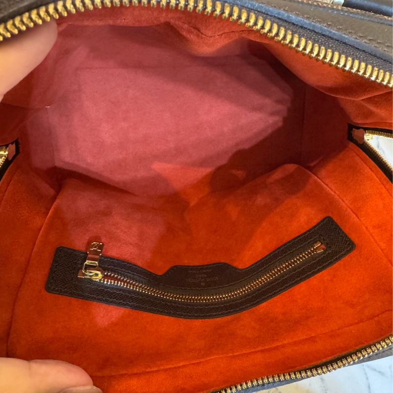 LV咖棋盤格手提包👜-27