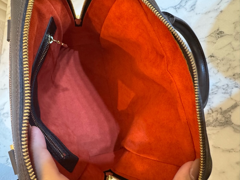 LV咖棋盤格手提包👜-28
