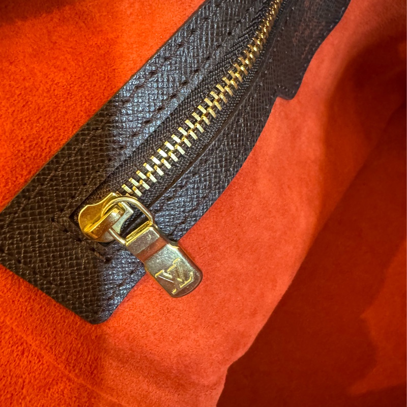 LV咖棋盤格手提包👜-30