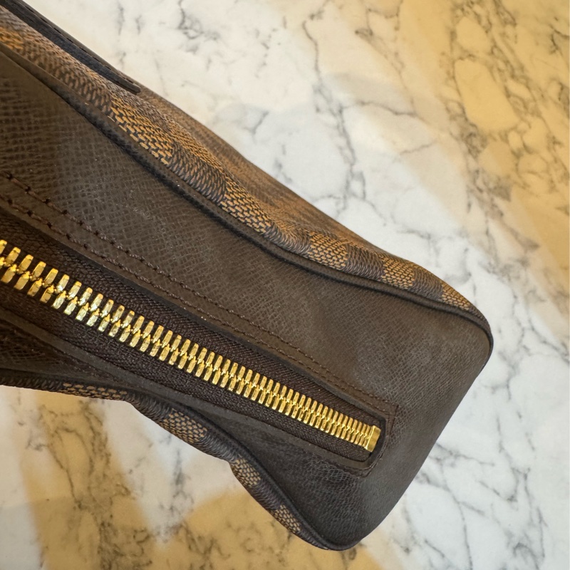 LV咖棋盤格手提包👜-35