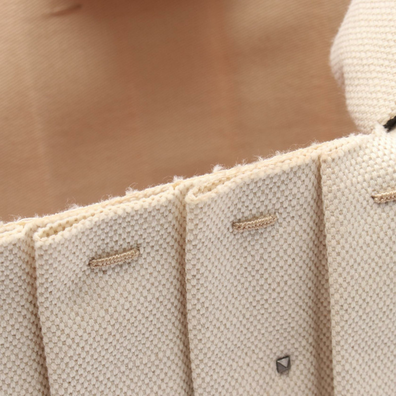 Valentino ATELIER BAG 05 手提包 單肩包 帆布 皮革 米色 紅色 二手 女士-5