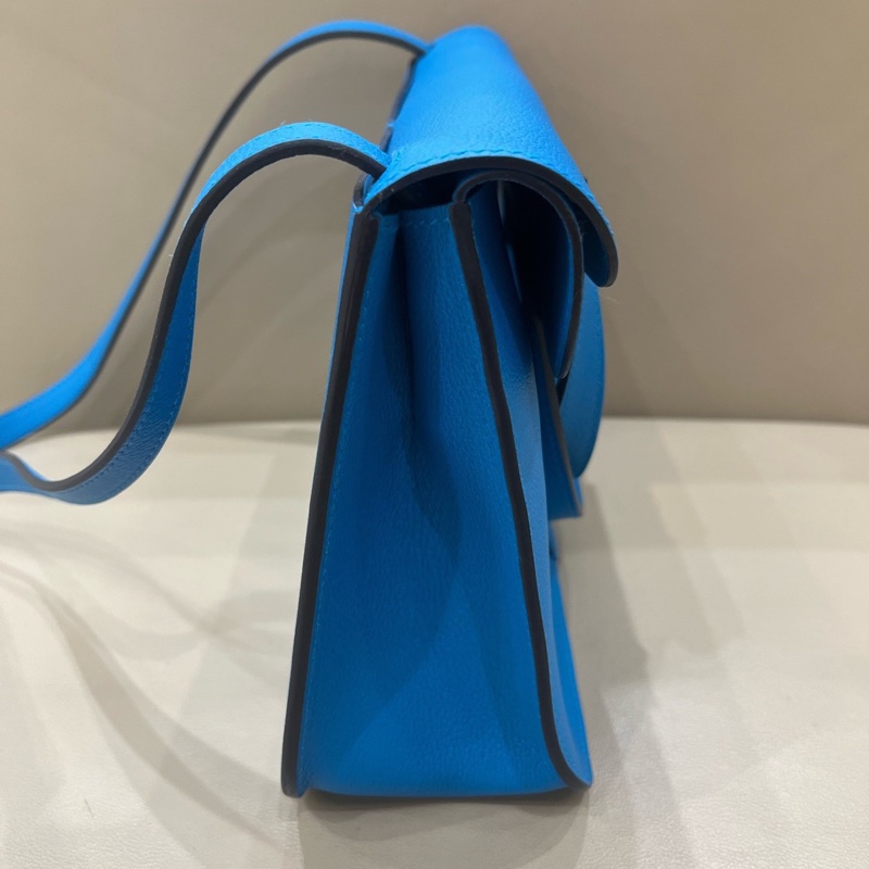 🌈Hermes💙Halzan 25💙坦桑尼亞藍色銀扣🌟未使用閑置🌈-2