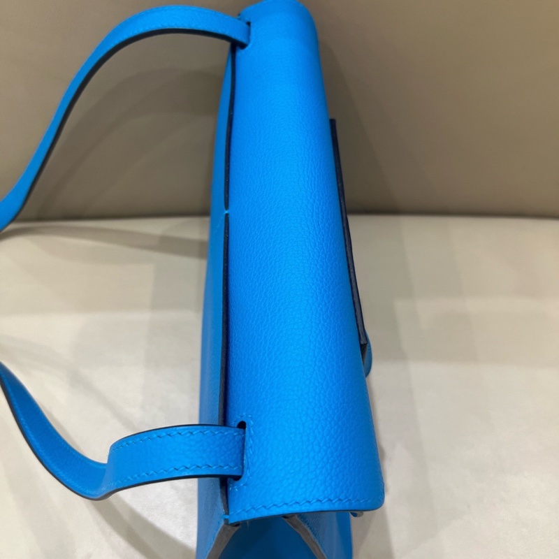 🌈Hermes💙Halzan 25💙坦桑尼亞藍色銀扣🌟未使用閑置🌈-4