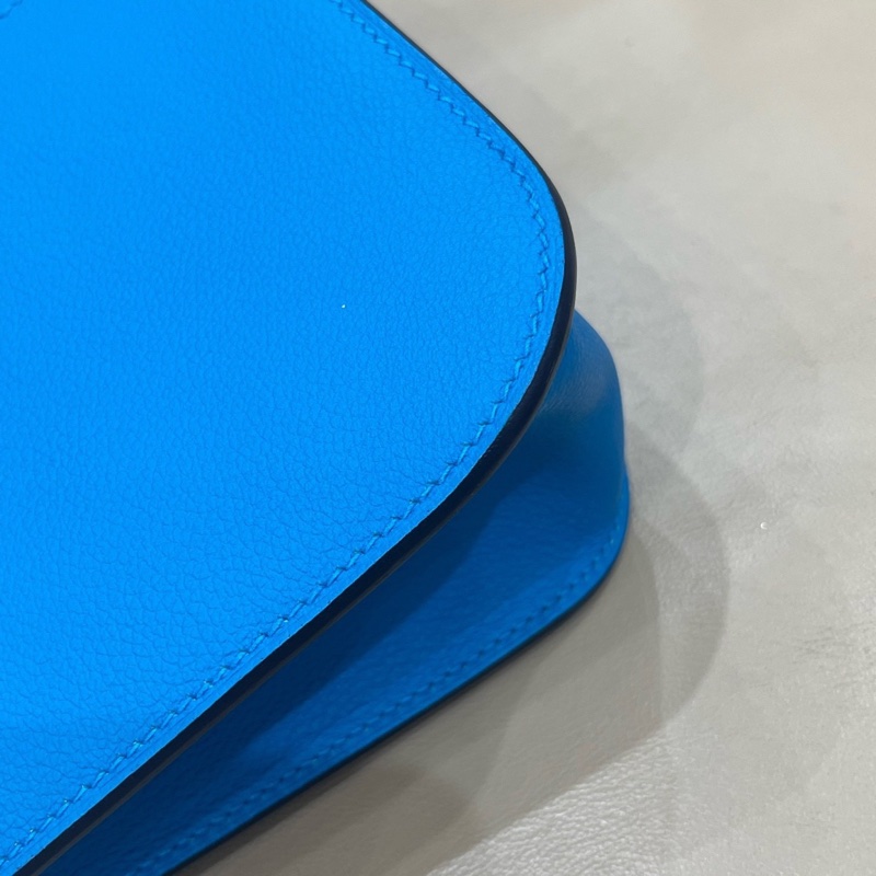 🌈Hermes💙Halzan 25💙坦桑尼亞藍色銀扣🌟未使用閑置🌈-6