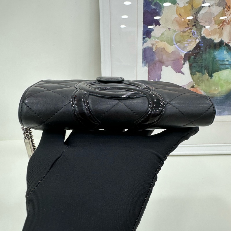 Chanel 香奈兒 康鵬中長款皮夾 12開 尺寸10*15-1