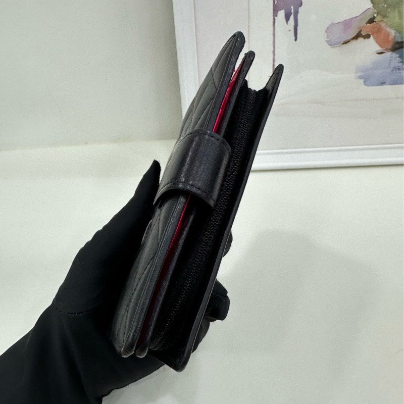 Chanel 香奈兒 康鵬中長款皮夾 12開 尺寸10*15-2