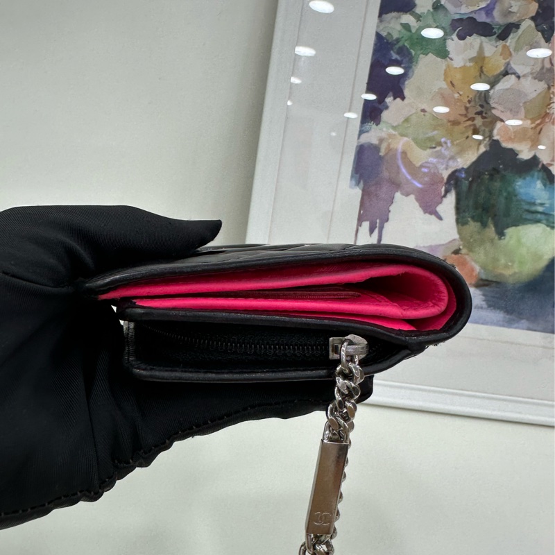 Chanel 香奈兒 康鵬中長款皮夾 12開 尺寸10*15-3