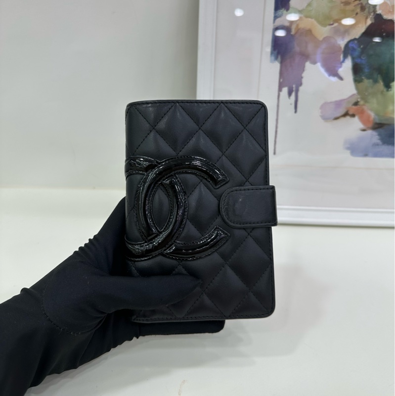 Chanel 香奈兒 康鵬中長款皮夾 12開 尺寸10*15-7