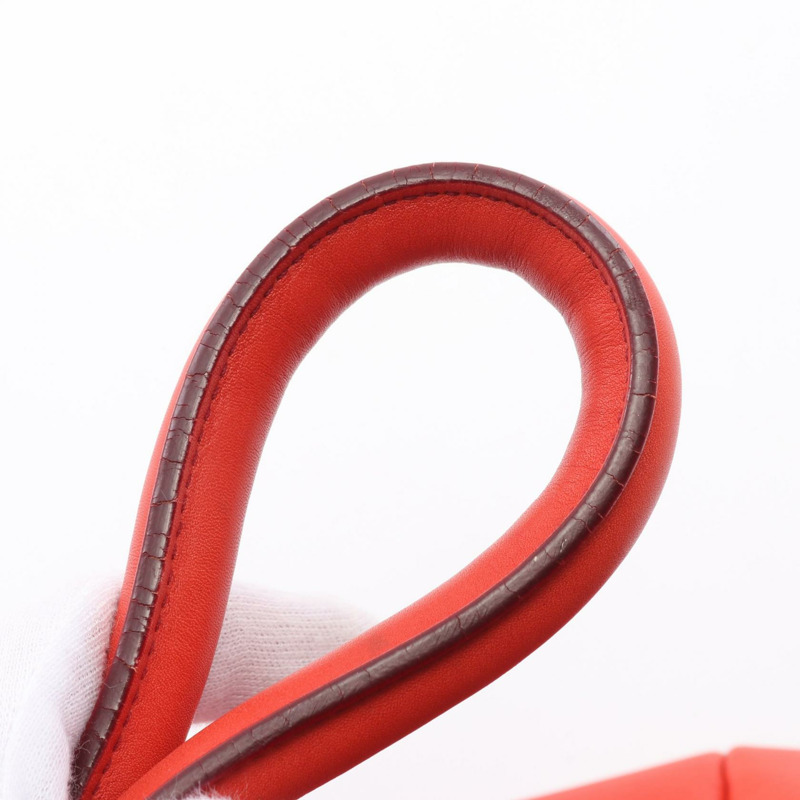 Salvatore Ferragamo 肩背包 托特包 21 A015 皮革 木質 紅色 二手 女士-7