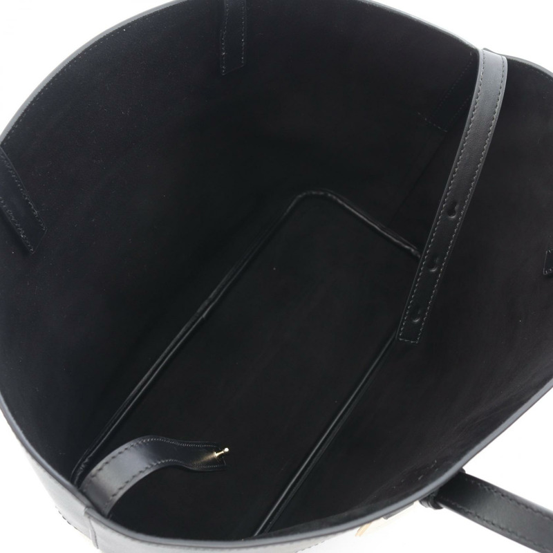 Salvatore Ferragamo CHARMING TOTE 包 21 6797 帆布皮革米色黑色二手-2