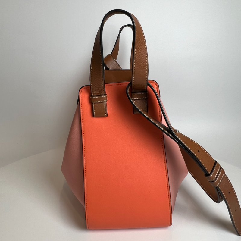 LOEWE 橘拚色HAMMOCK SMALL-1