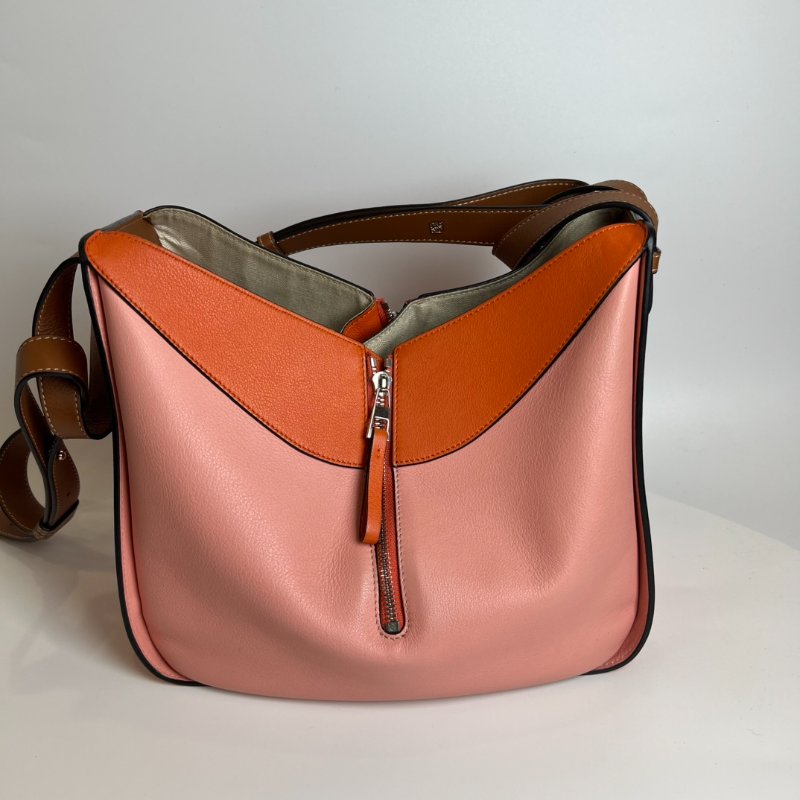 LOEWE 橘拚色HAMMOCK SMALL-3