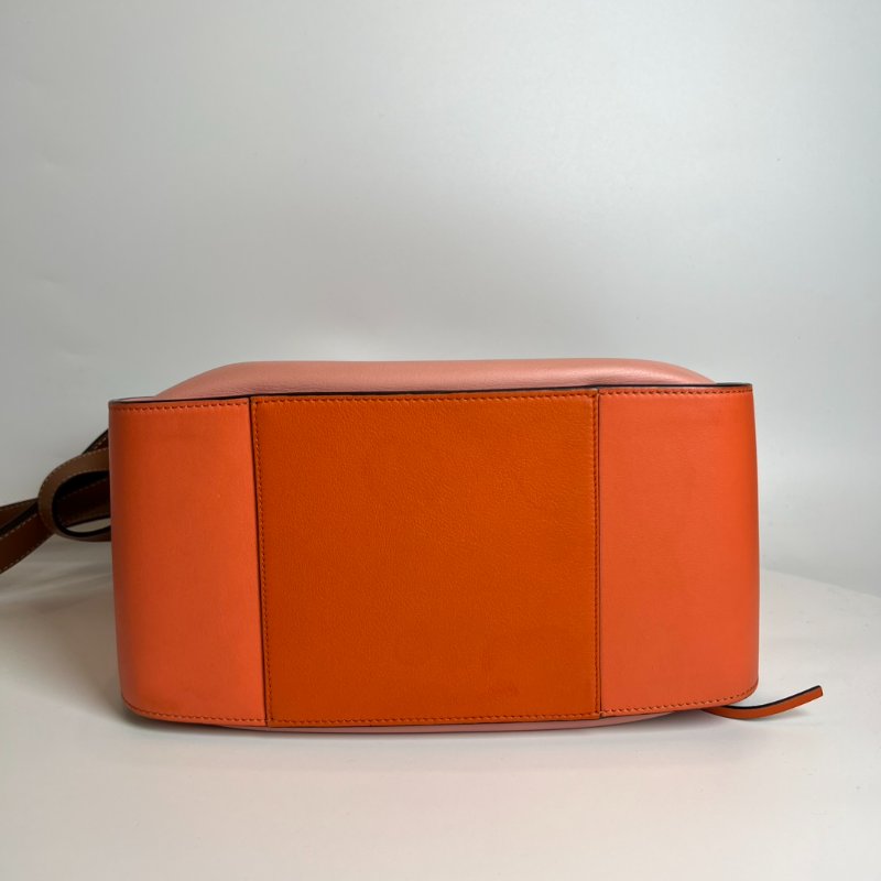 LOEWE 橘拚色HAMMOCK SMALL-4