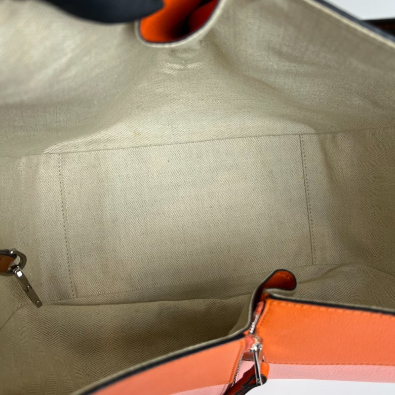 LOEWE 橘拚色HAMMOCK SMALL-5