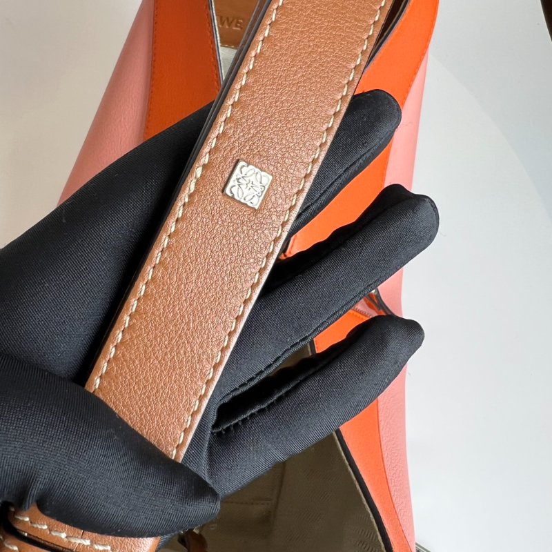 LOEWE 橘拚色HAMMOCK SMALL-7