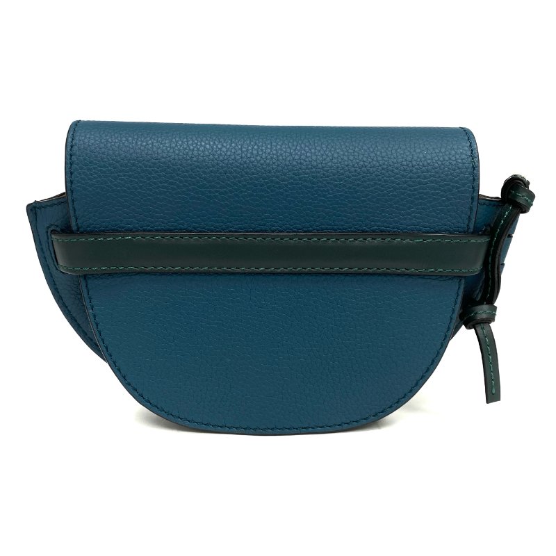 ☆ Loewe 羅意威 Blue Calfskin Mini Gate Shoulder Bag 藍色小牛皮肩背袋 - 257015661-2