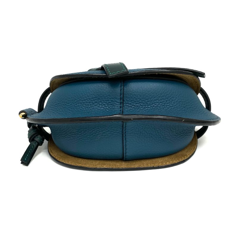 ☆ Loewe 羅意威 Blue Calfskin Mini Gate Shoulder Bag 藍色小牛皮肩背袋 - 257015661-8