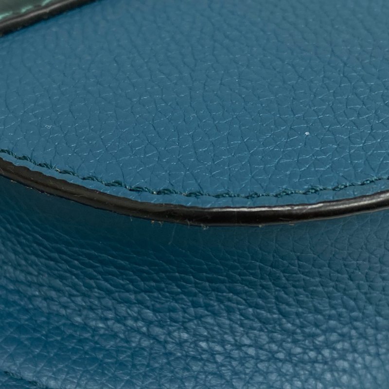 ☆ Loewe 羅意威 Blue Calfskin Mini Gate Shoulder Bag 藍色小牛皮肩背袋 - 257015661-12