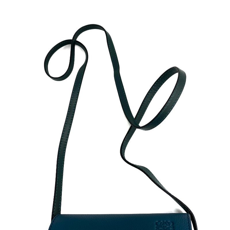 ☆ Loewe 羅意威 Blue Calfskin Mini Gate Shoulder Bag 藍色小牛皮肩背袋 - 257015661-15