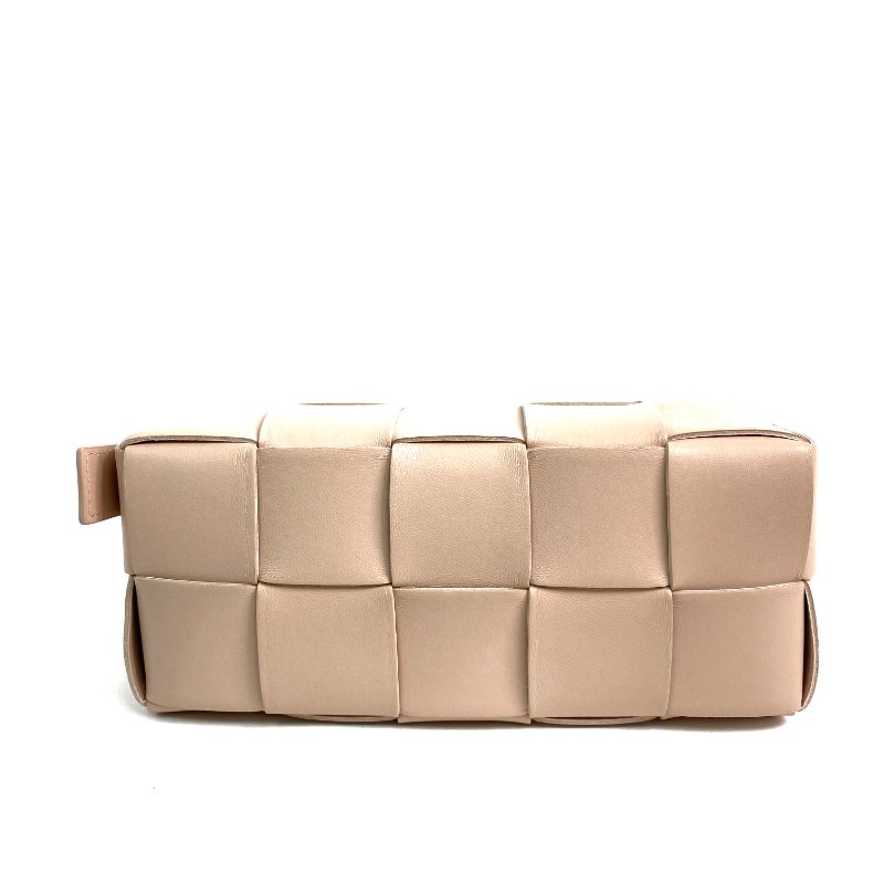 △ Bottega Veneta 寳緹嘉 Pink Lambskin Brick Cassette One Shoulder Bag 粉紅色小羊皮單肩袋 - 257016677-5