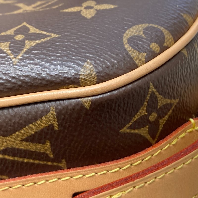 LOUIS VUITTON 路易威登 M52294 BOITE CHAPEAU SOUPLE PM 飯盒包 帆布肩背 圓餅包 老花 棕色 金釦-6