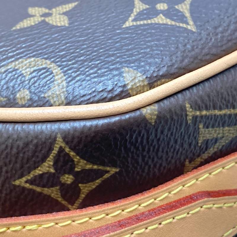 LOUIS VUITTON 路易威登 M52294 BOITE CHAPEAU SOUPLE PM 飯盒包 帆布肩背 圓餅包 老花 棕色 金釦-7