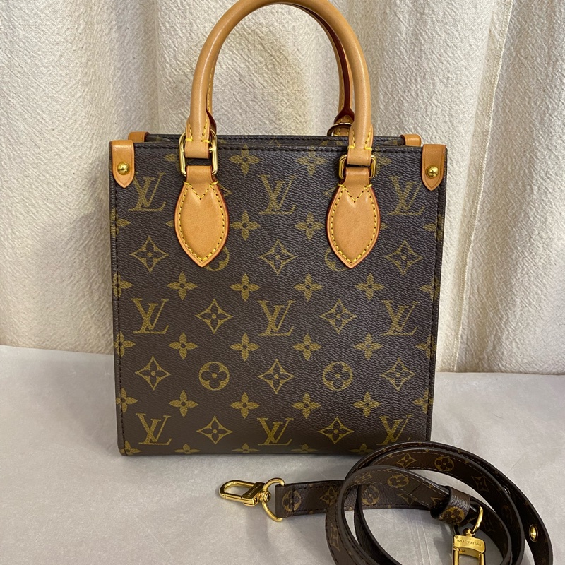 LOUIS VUITTON Sac Plat BB 经典老花 琴谱包 芯片款-0