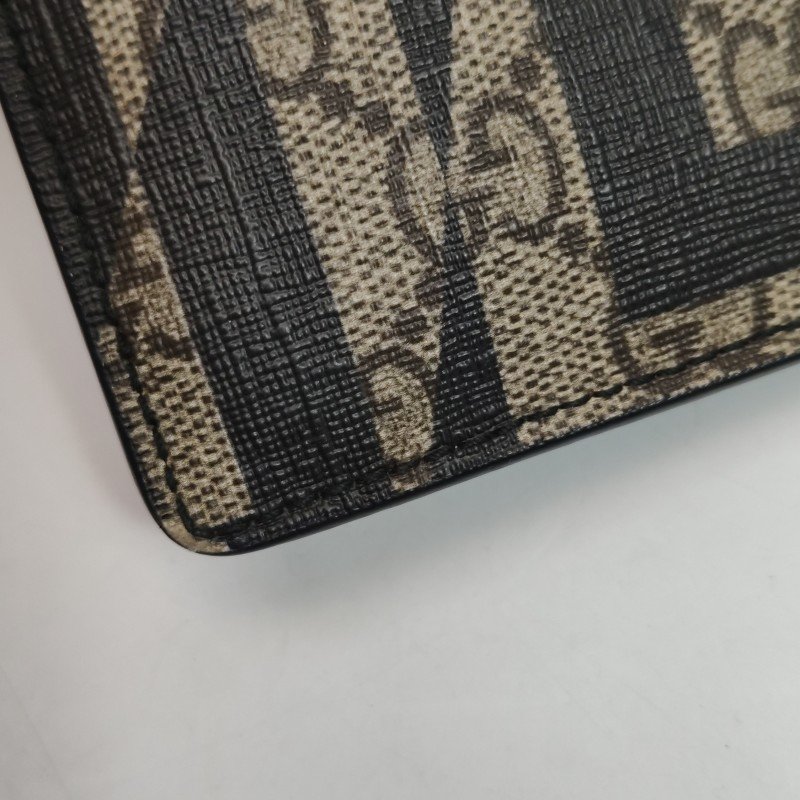 Gucci 牛皮 雙G 老花 迷宮 拉鍊 手拿包-12