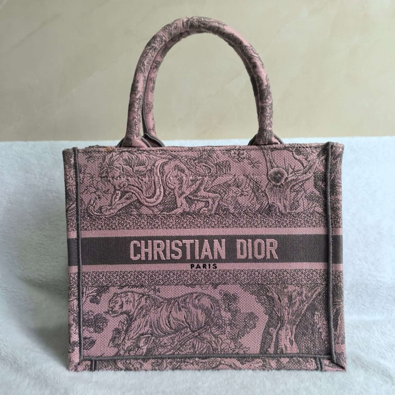 Dior 迪奧 book tote 小號 動物刺繡-0