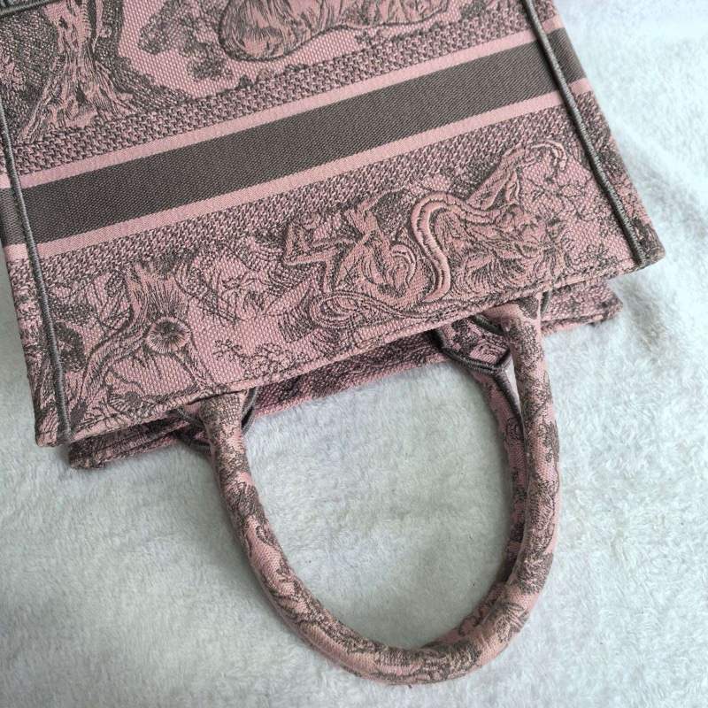 Dior 迪奧 book tote 小號 動物刺繡-5