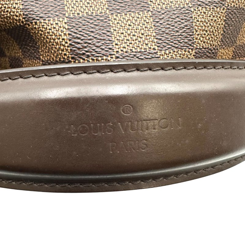 【美收精品】LV 棕色棋盤格單肩背包 B-775【隔月月中將轉賣至日本 上架期限30天】-7